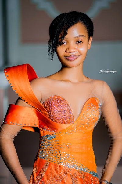 Sunset Radiance Gown