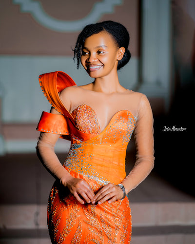 Sunset Radiance Gown
