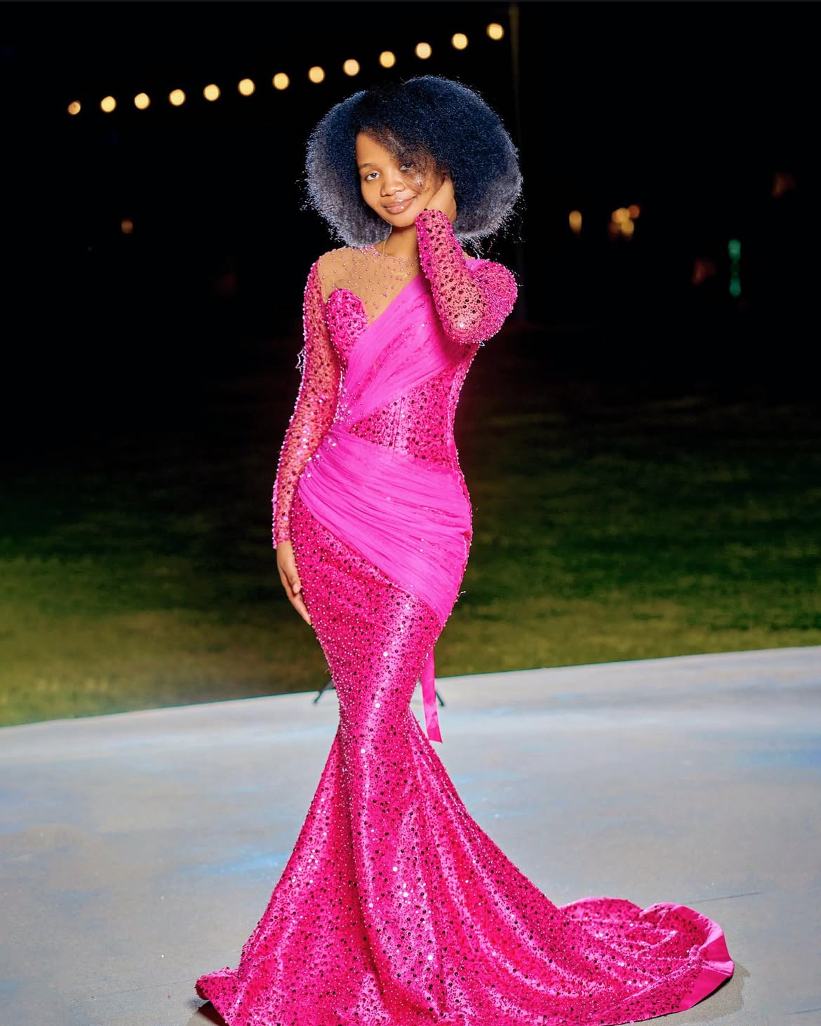 Radiance in Bloom Gown